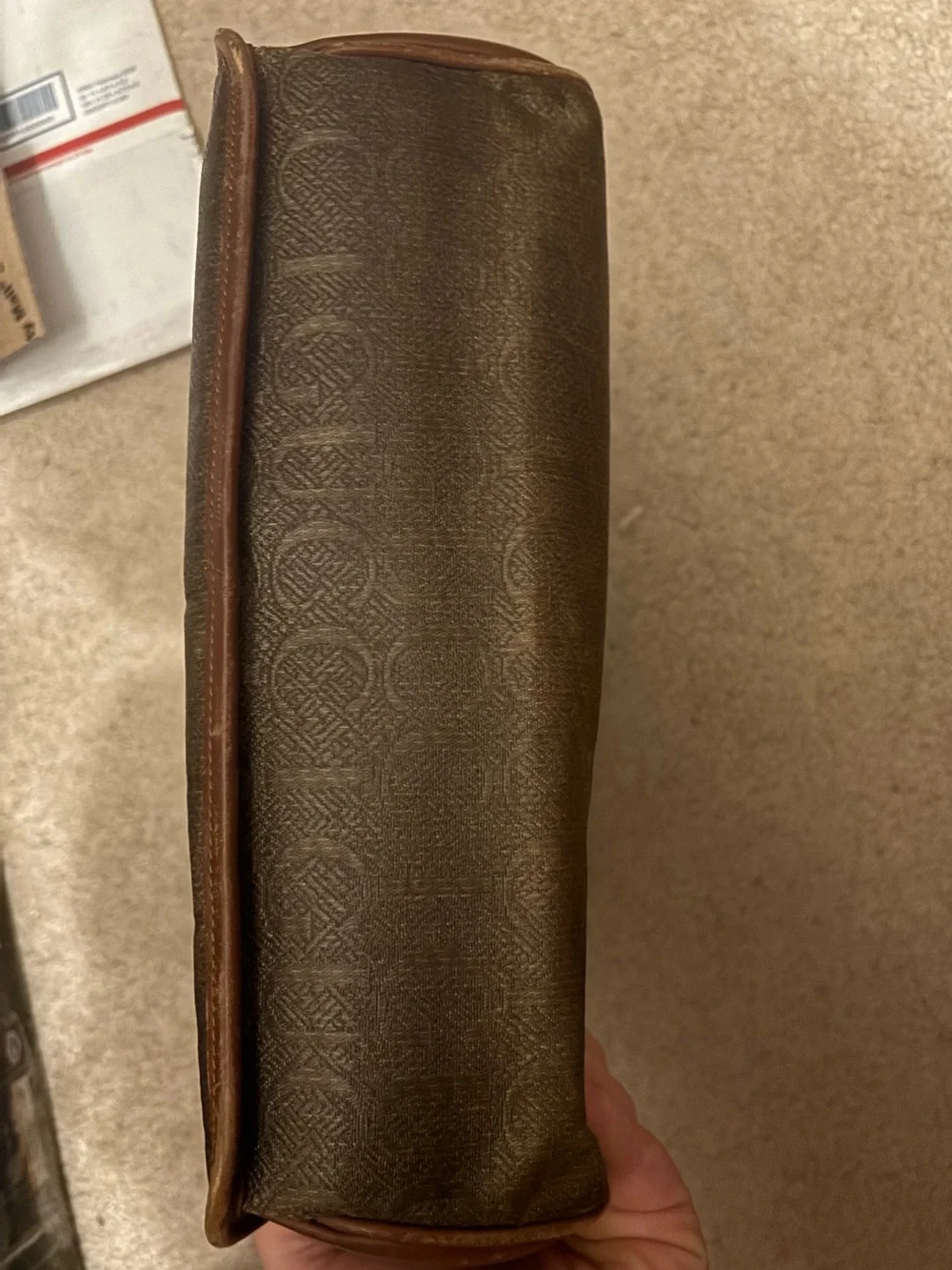 Gucci Monogram Vintage Top Handle Handbag
